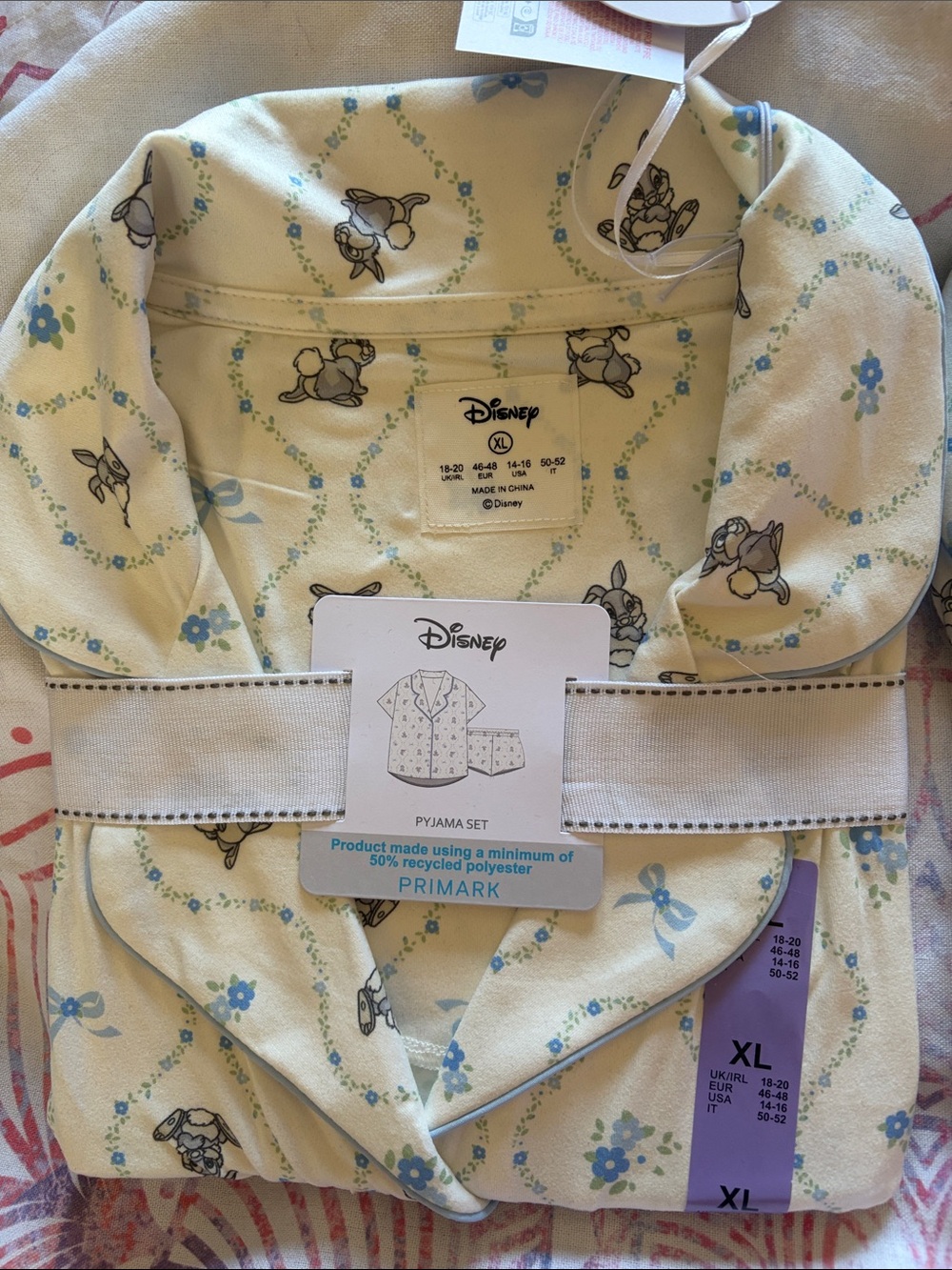 Disney Primark thunper Bambi Pajama Set